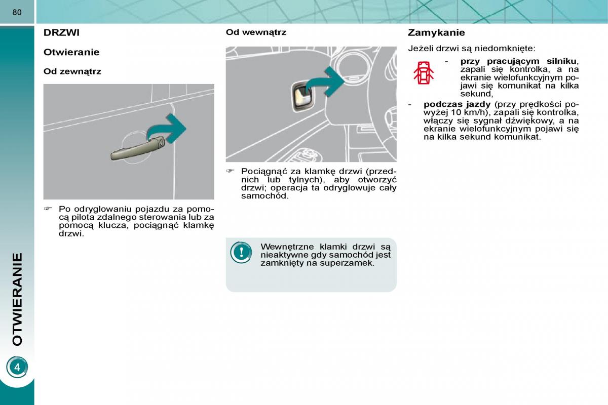 Peugeot 3008 instrukcja obslugi / page 77