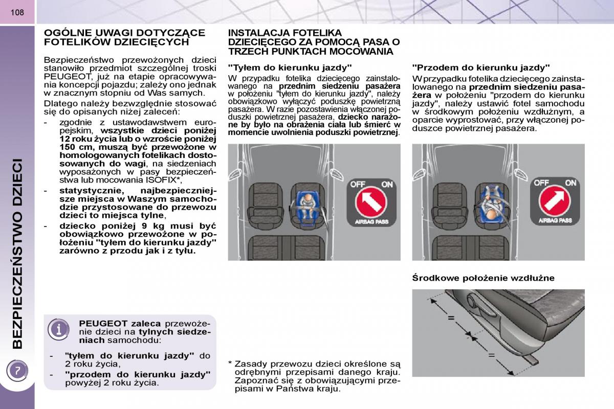 Peugeot 3008 instrukcja obslugi / page 105