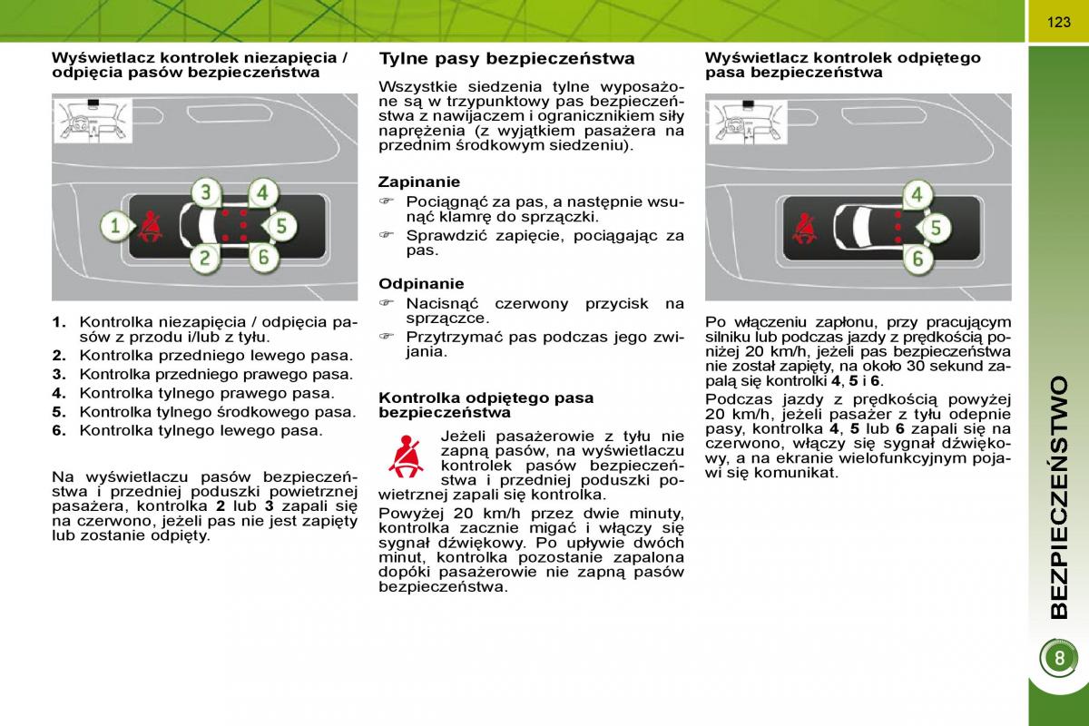 Peugeot 3008 instrukcja obslugi / page 120