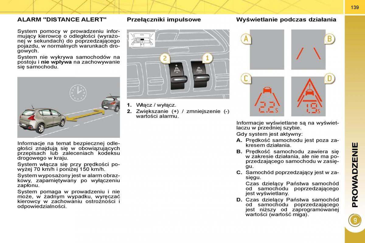 Peugeot 3008 instrukcja obslugi / page 136