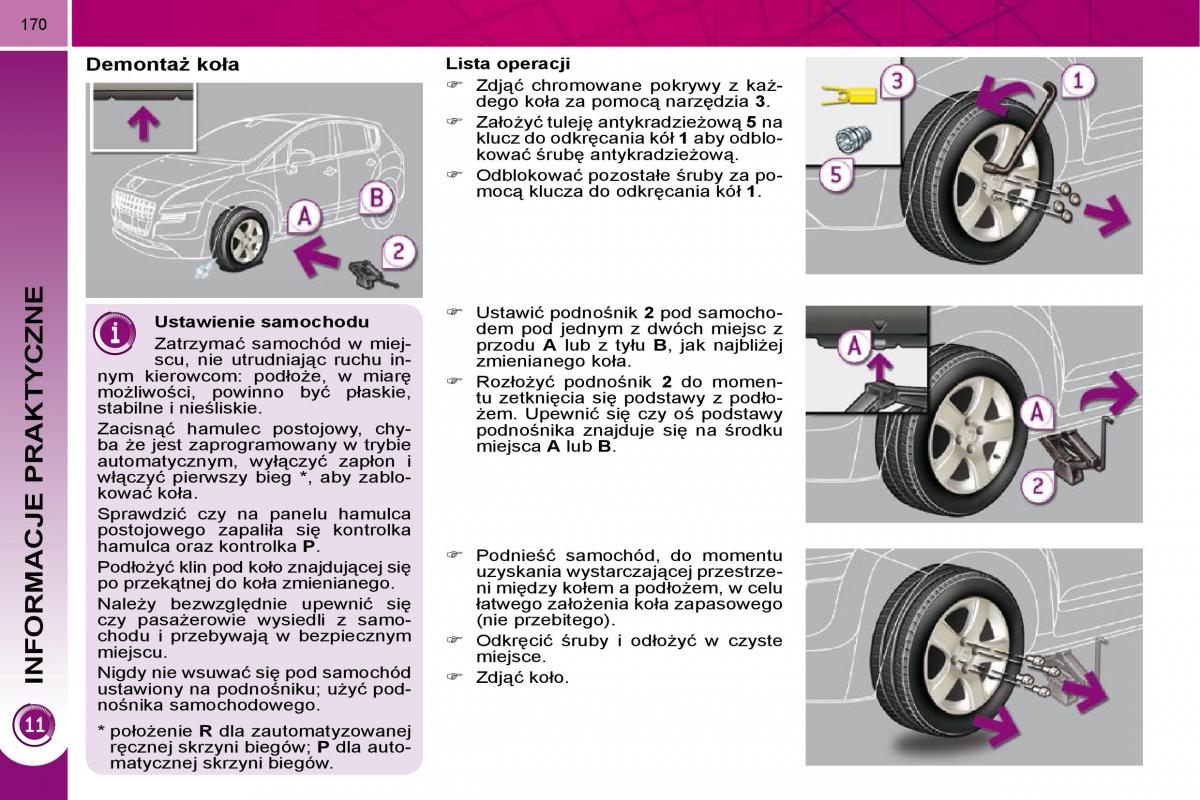 Peugeot 3008 instrukcja obslugi / page 166