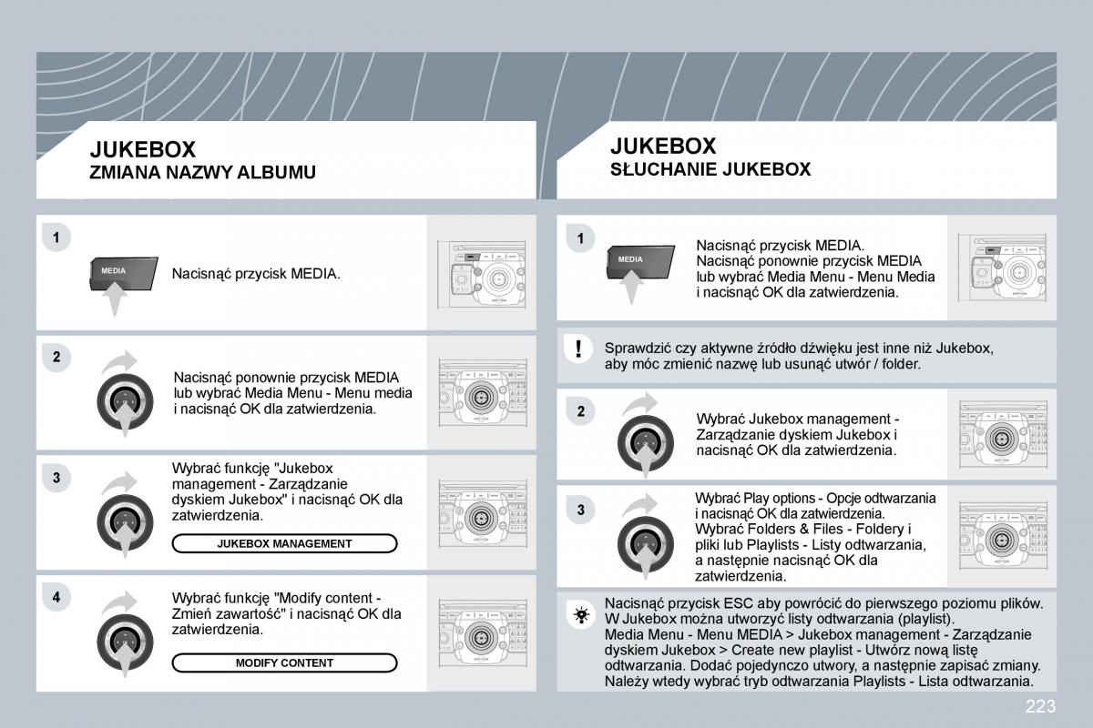 Peugeot 3008 instrukcja obslugi / page 216