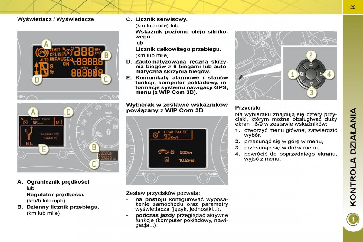 Peugeot 3008 instrukcja obslugi / page 22