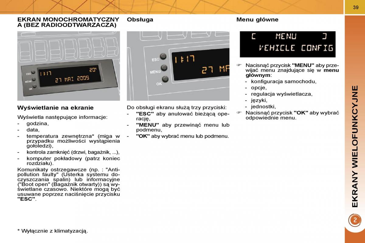 Peugeot 3008 instrukcja obslugi / page 36