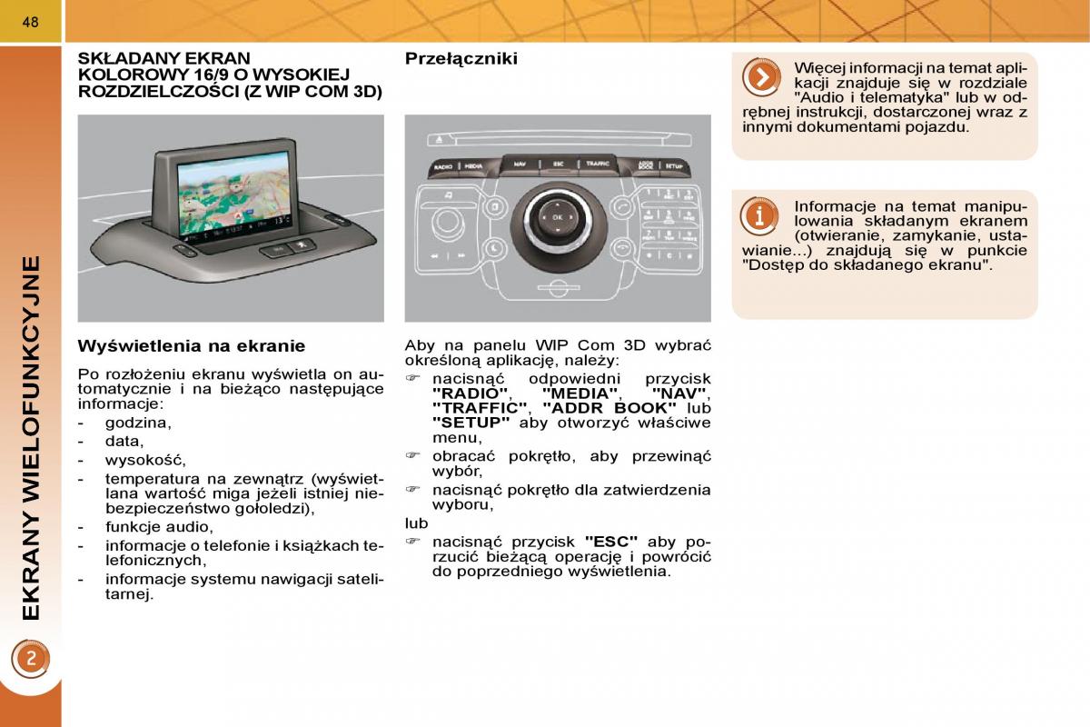 Peugeot 3008 instrukcja obslugi / page 45