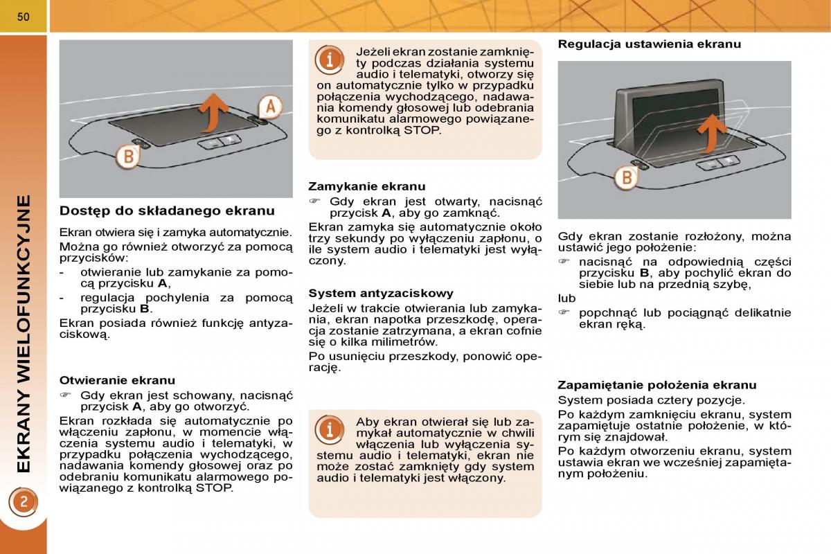 Peugeot 3008 instrukcja obslugi / page 47