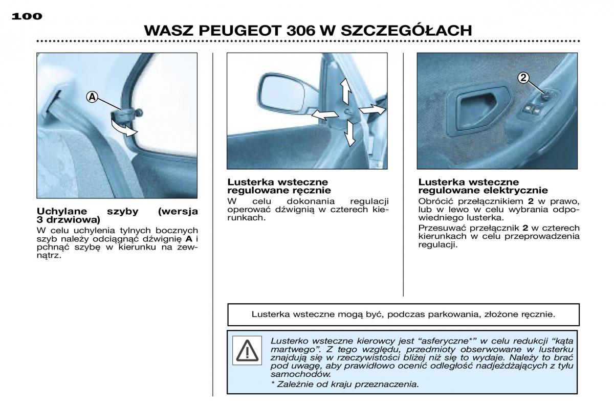 Peugeot 306 instrukcja obslugi / page 97