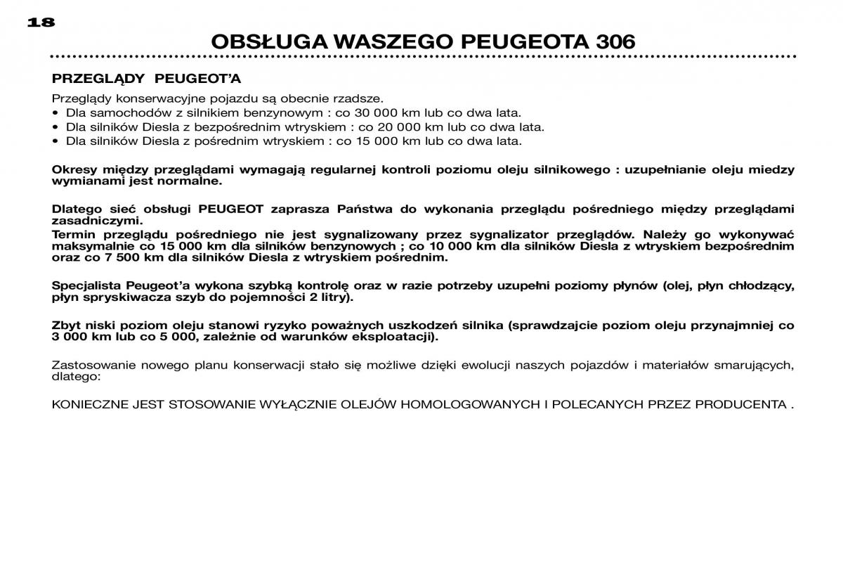 Peugeot 306 instrukcja obslugi / page 15