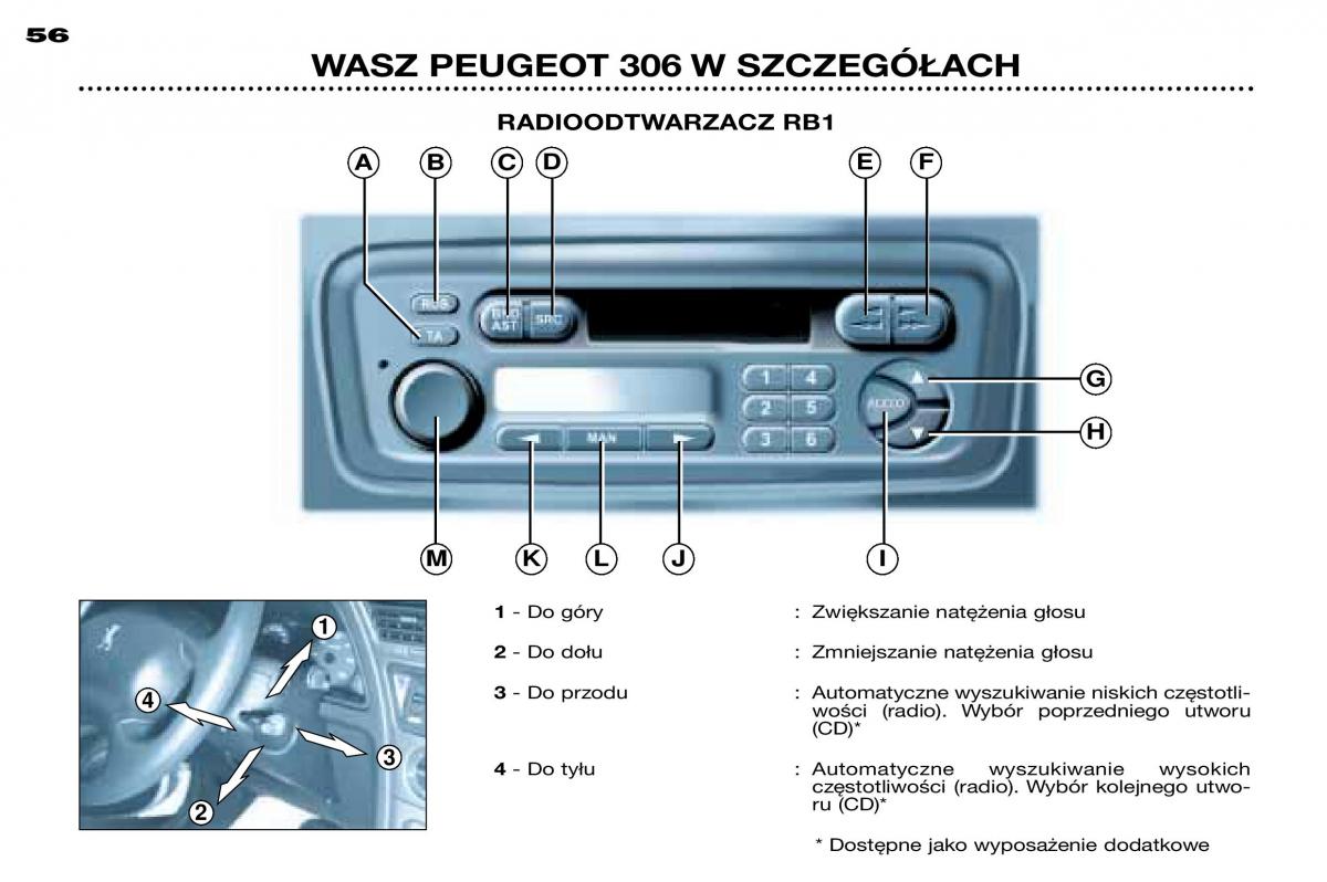 Peugeot 306 instrukcja obslugi / page 53