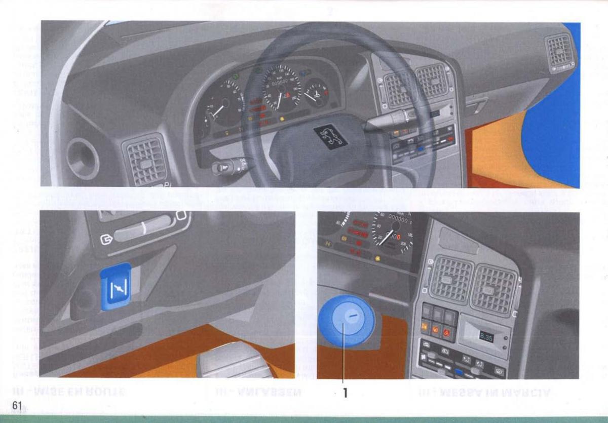 Peugeot 405 instrukcja obslugi / page 62