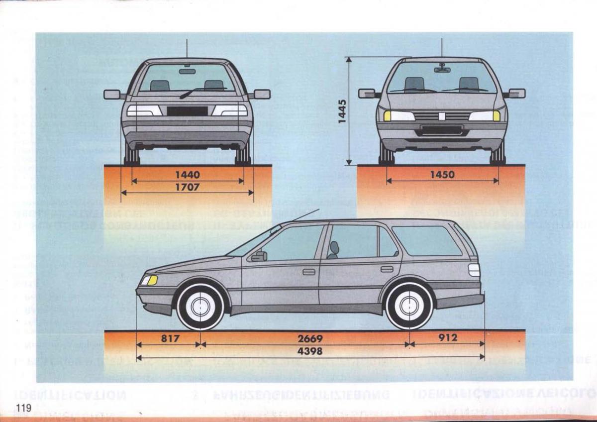 Peugeot 405 instrukcja obslugi / page 120