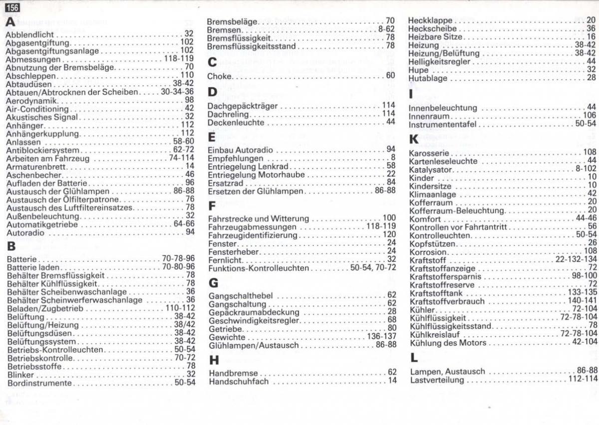 Peugeot 405 instrukcja obslugi / page 157