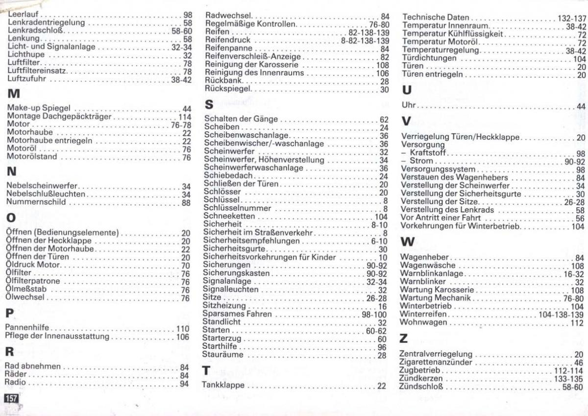 Peugeot 405 instrukcja obslugi / page 158