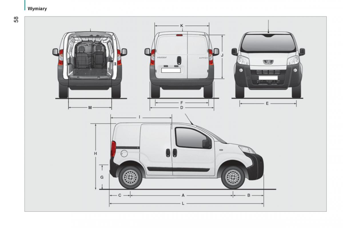 Peugeot Bipper instrukcja obslugi / page 60