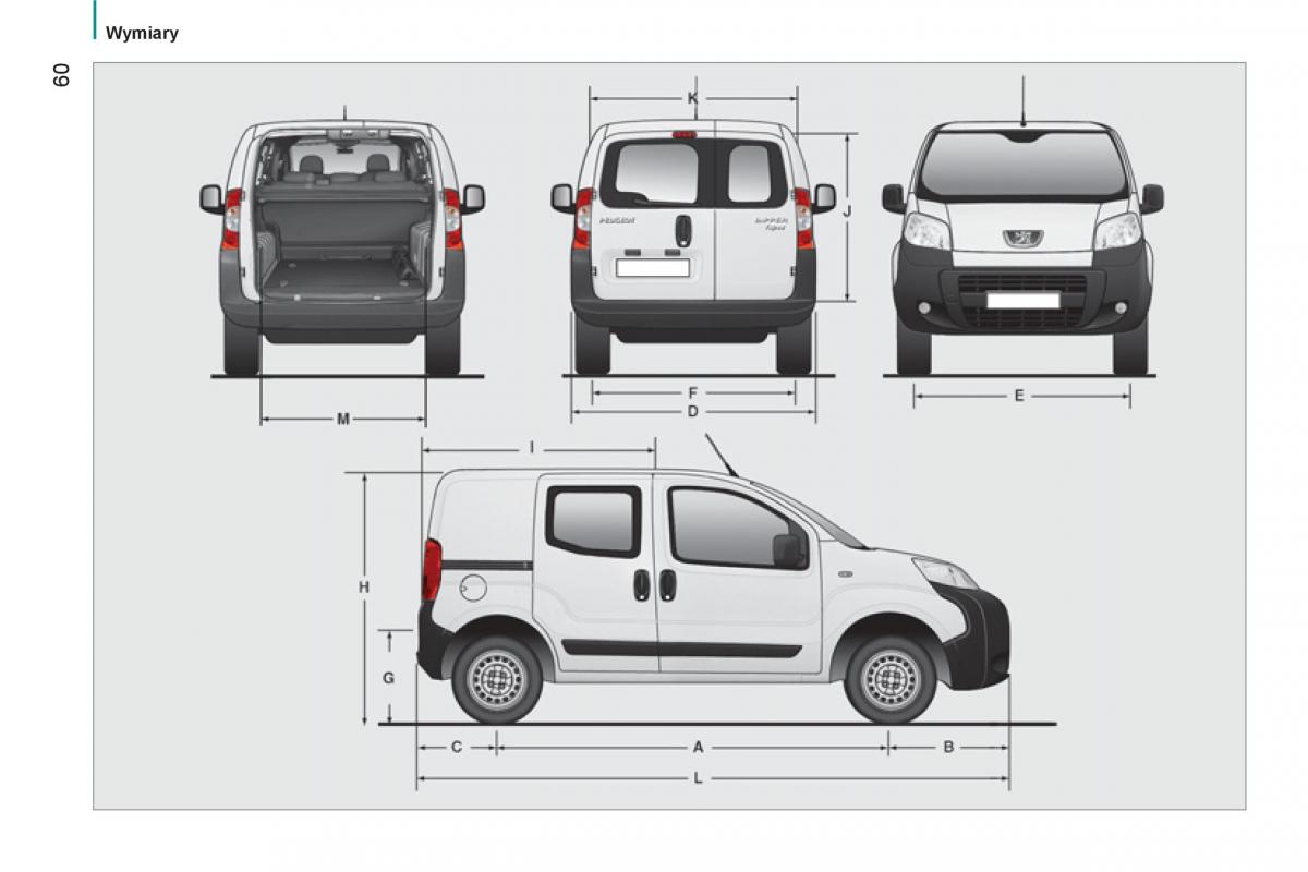 Peugeot Bipper instrukcja obslugi / page 62