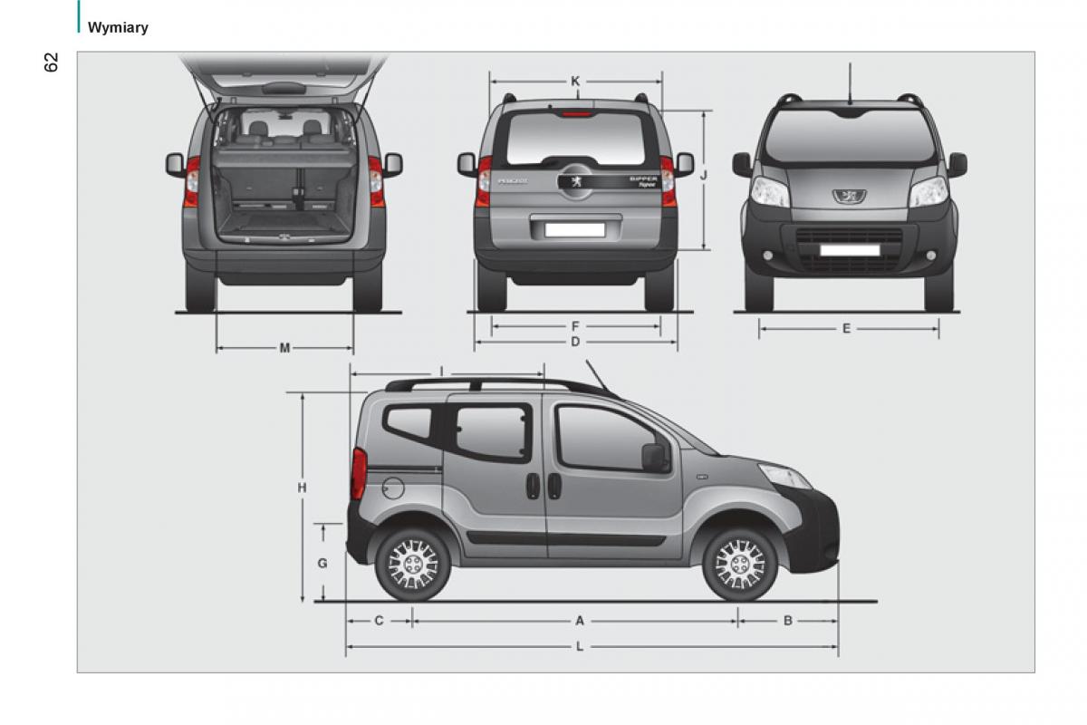 Peugeot Bipper instrukcja obslugi / page 64