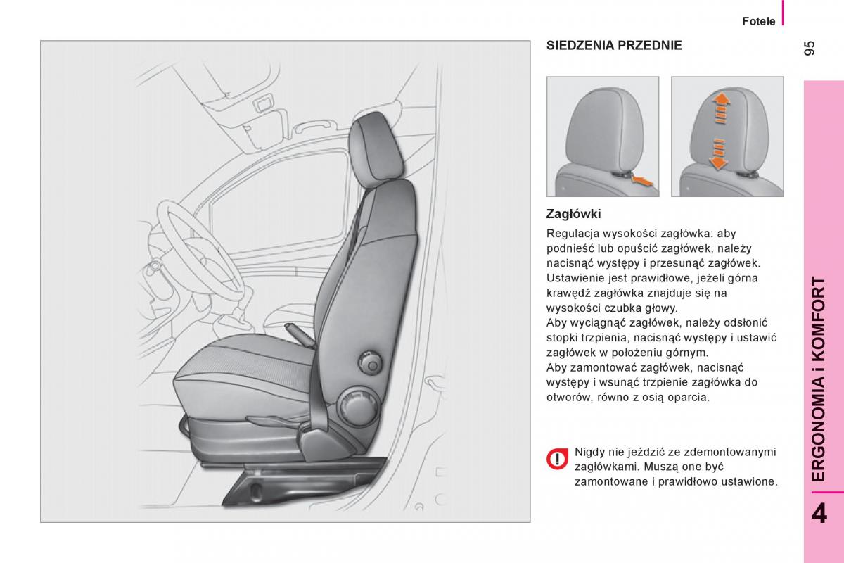 Peugeot Bipper instrukcja obslugi / page 97