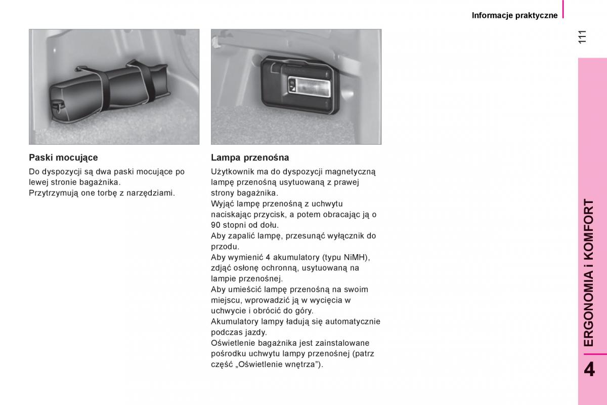 Peugeot Bipper instrukcja obslugi / page 113