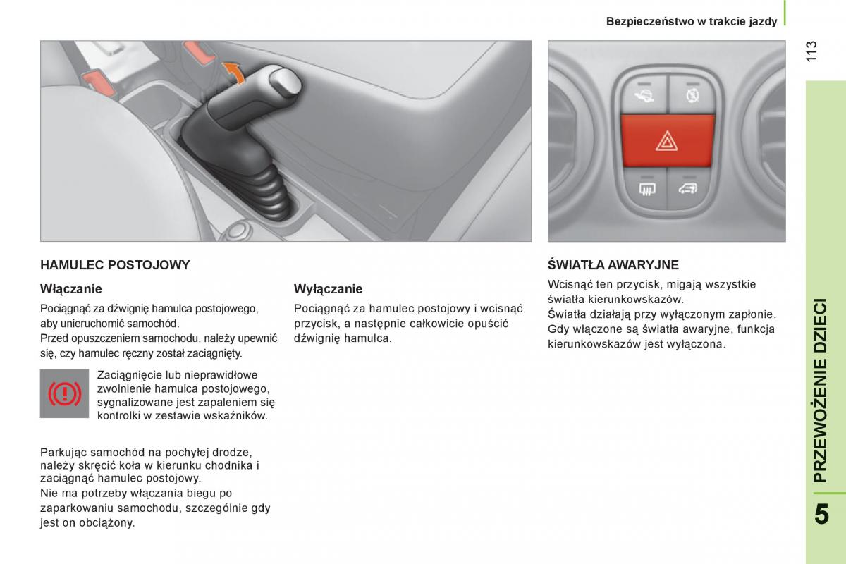 Peugeot Bipper instrukcja obslugi / page 115