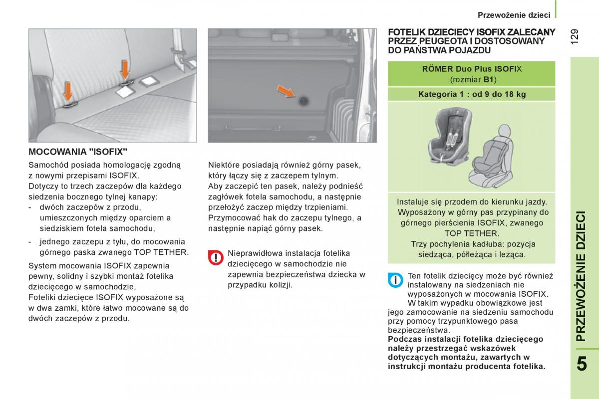 Peugeot Bipper instrukcja obslugi / page 131