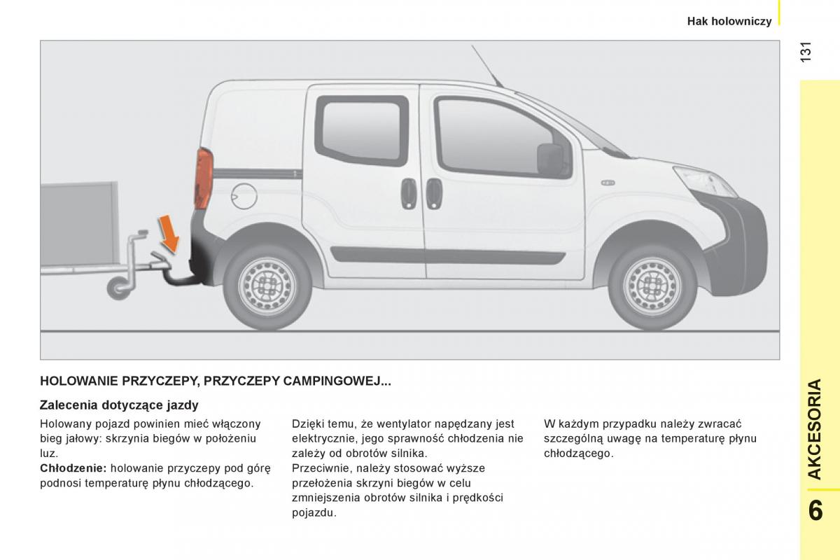 Peugeot Bipper instrukcja obslugi / page 133