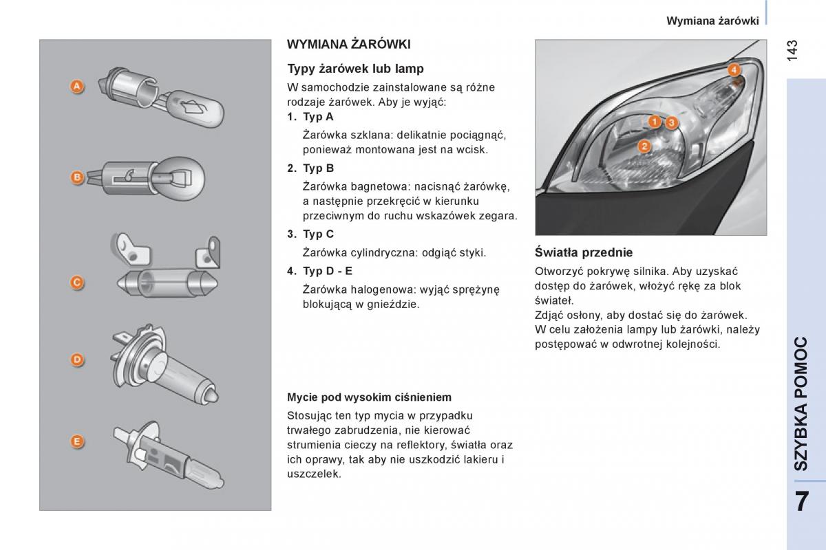 Peugeot Bipper instrukcja obslugi / page 145