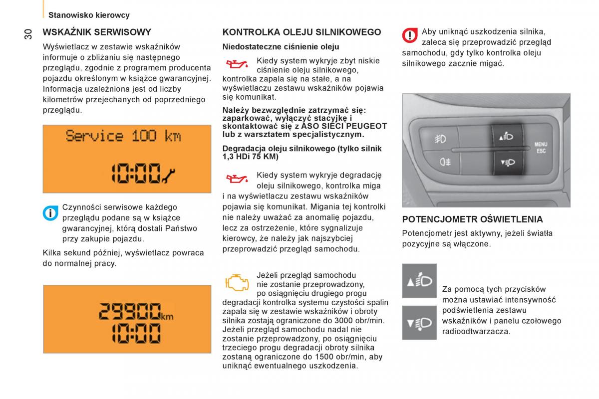 Peugeot Bipper instrukcja obslugi / page 32