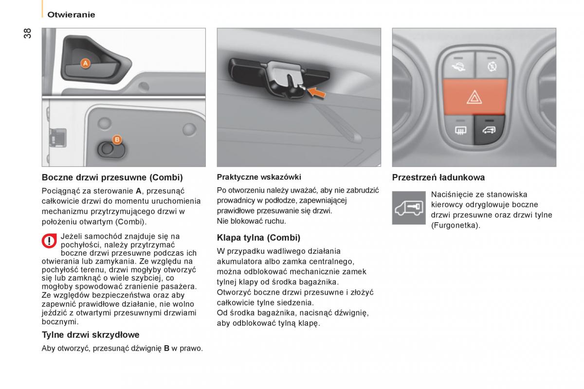 Peugeot Bipper instrukcja obslugi / page 40