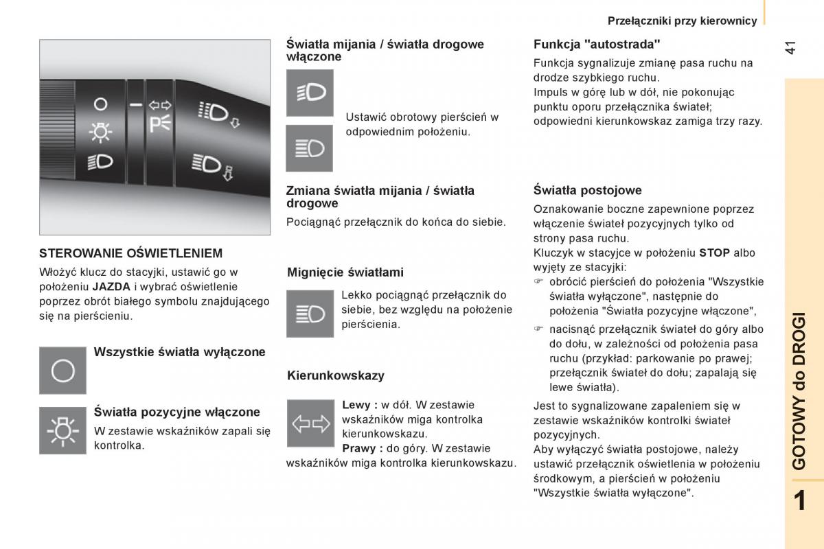 Peugeot Bipper instrukcja obslugi / page 43