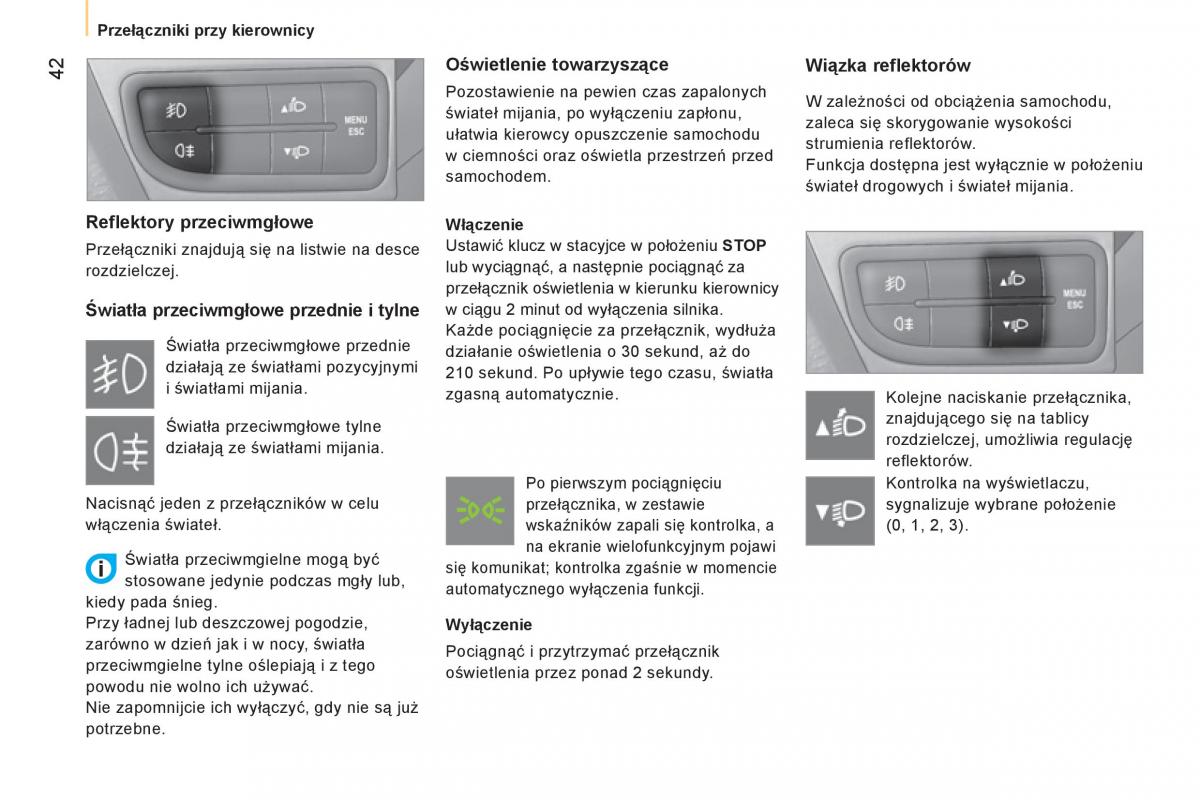 Peugeot Bipper instrukcja obslugi / page 44