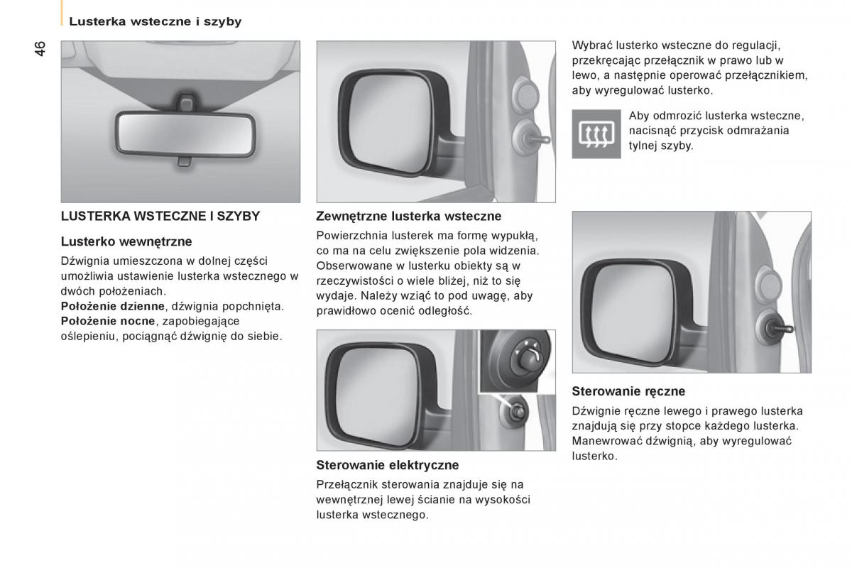 Peugeot Bipper instrukcja obslugi / page 48