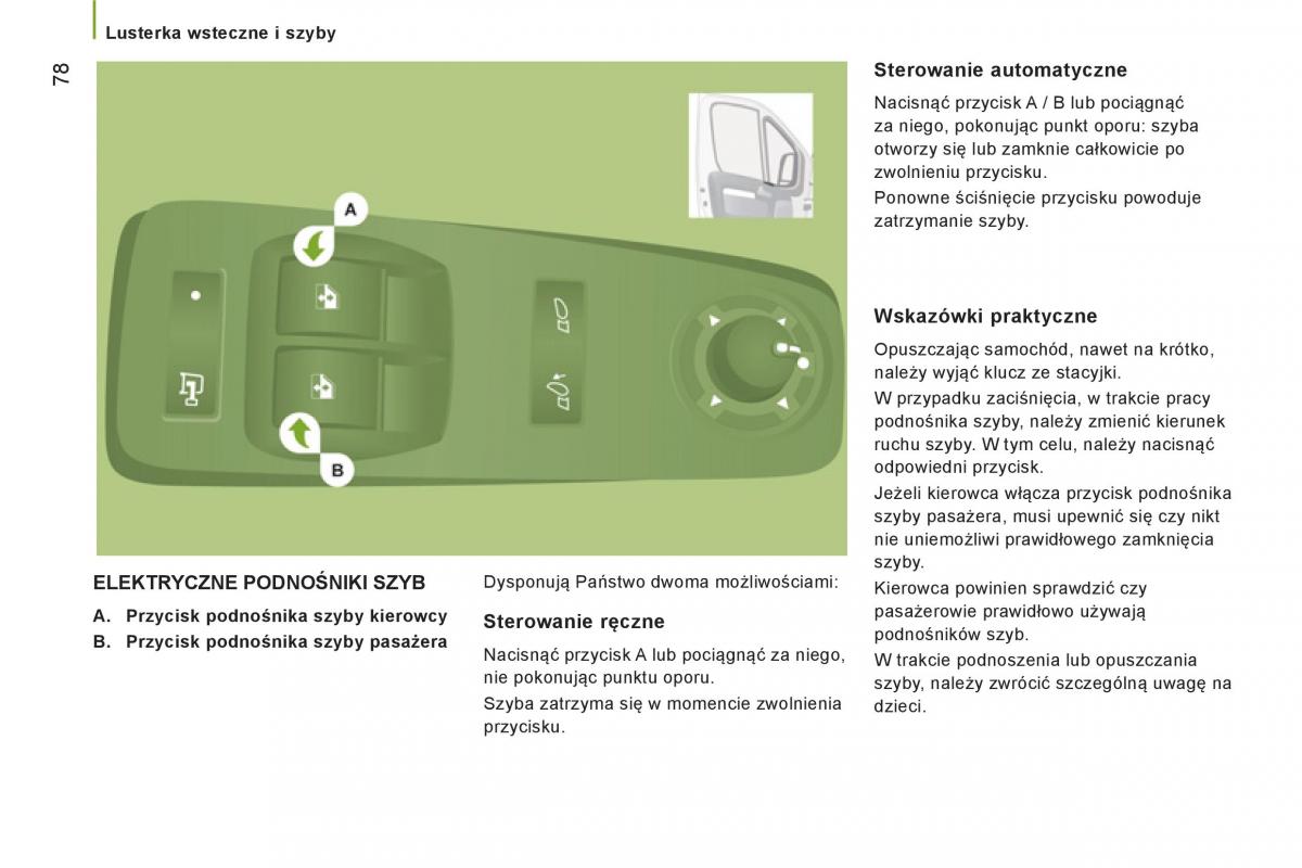 Peugeot Boxer II 2 instrukcja obslugi / page 80