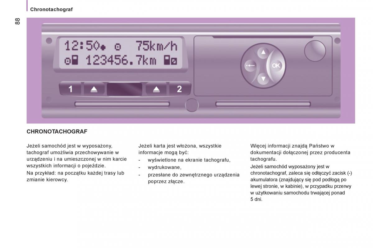 Peugeot Boxer II 2 instrukcja obslugi / page 90