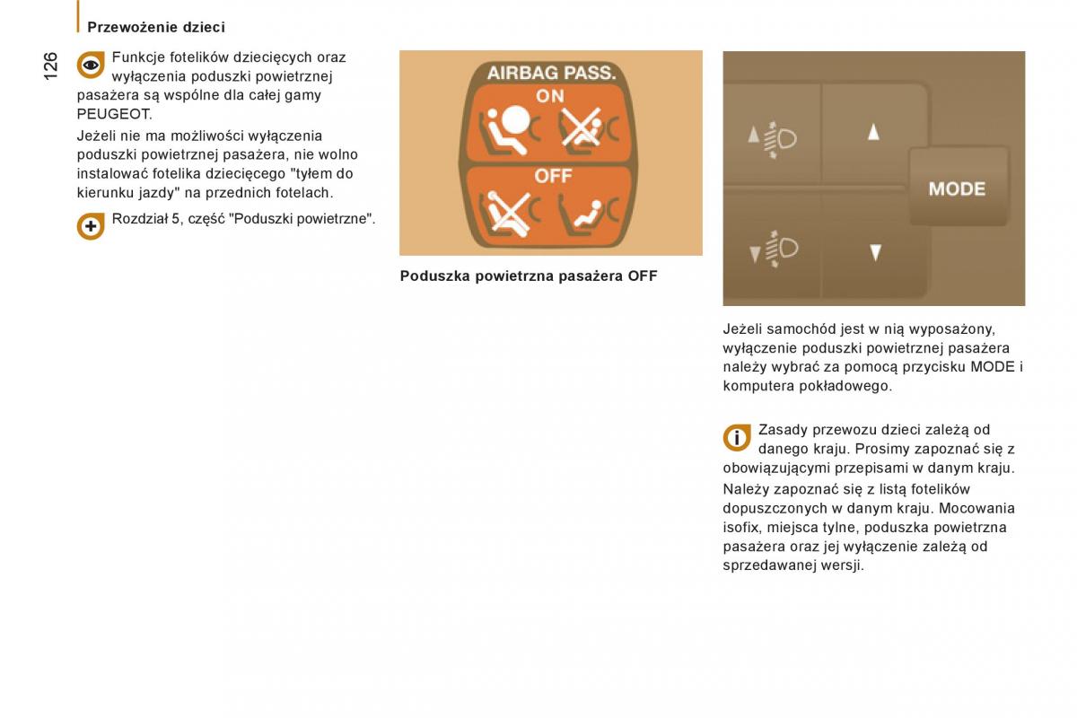 Peugeot Boxer II 2 instrukcja obslugi / page 128