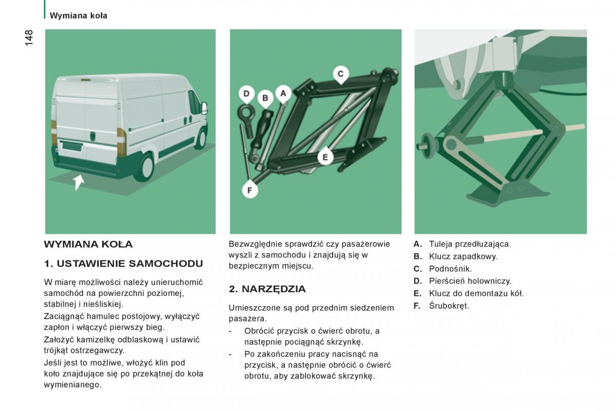 Peugeot Boxer II 2 instrukcja obslugi / page 150