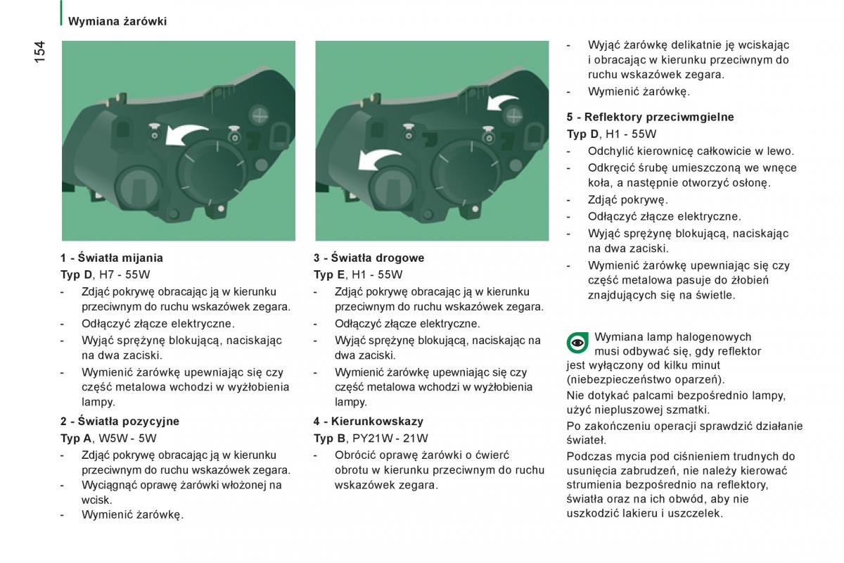 Peugeot Boxer II 2 instrukcja obslugi / page 156