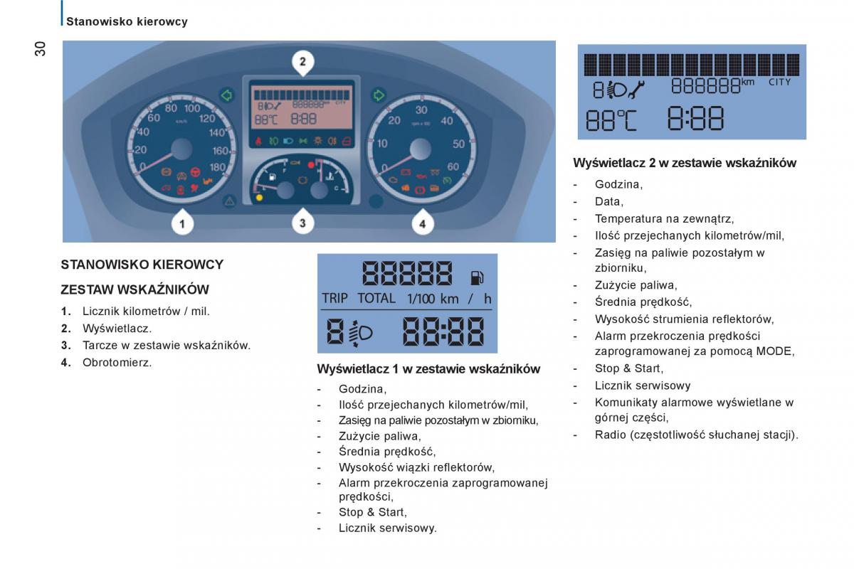 Peugeot Boxer II 2 instrukcja obslugi / page 32