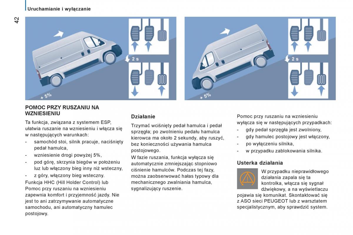 Peugeot Boxer II 2 instrukcja obslugi / page 44