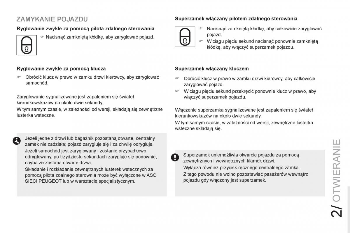 Peugeot RCZ instrukcja obslugi / page 55