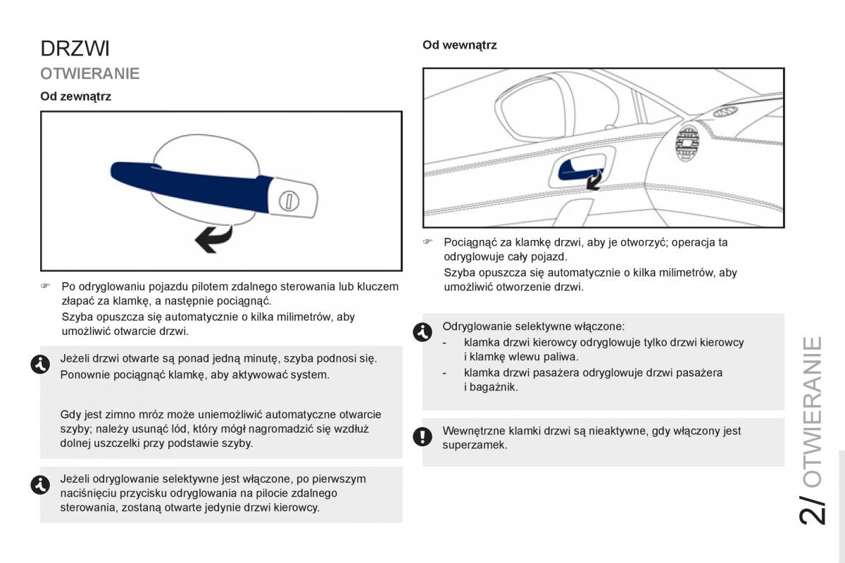 Peugeot RCZ instrukcja obslugi / page 63