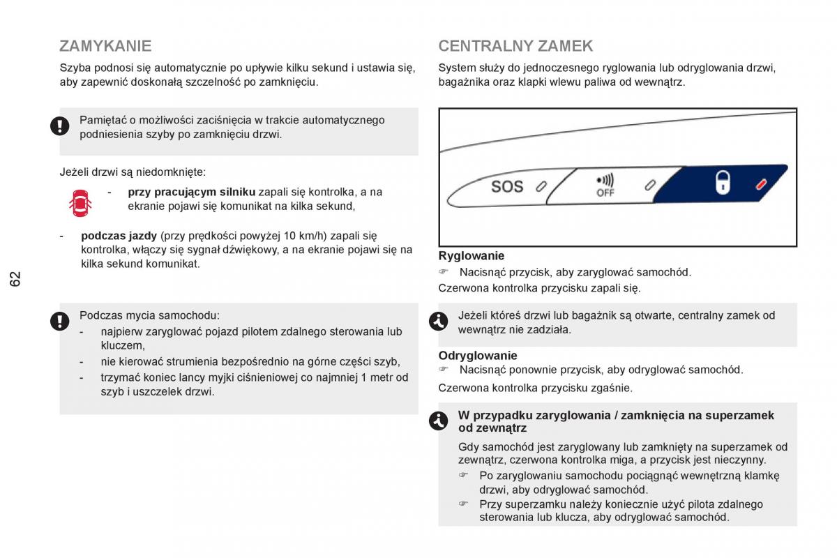 Peugeot RCZ instrukcja obslugi / page 64