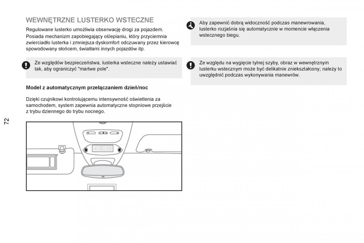 Peugeot RCZ instrukcja obslugi / page 74