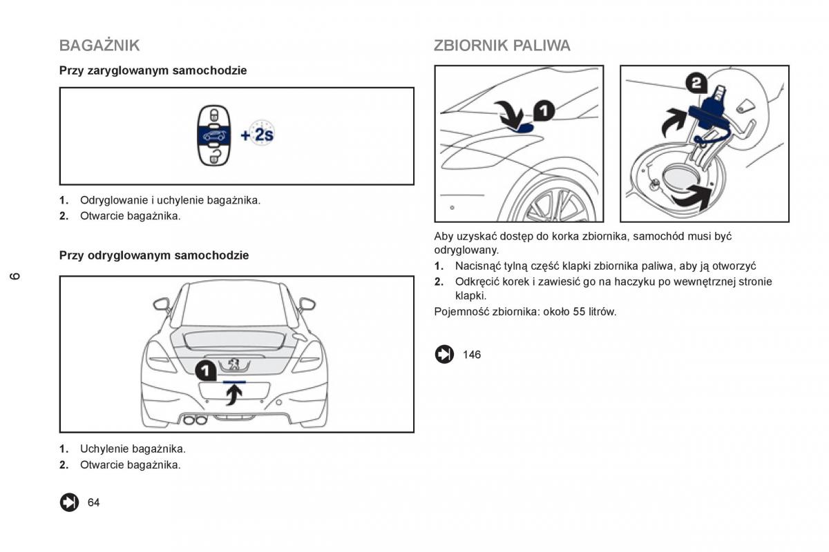 Peugeot RCZ instrukcja obslugi / page 8