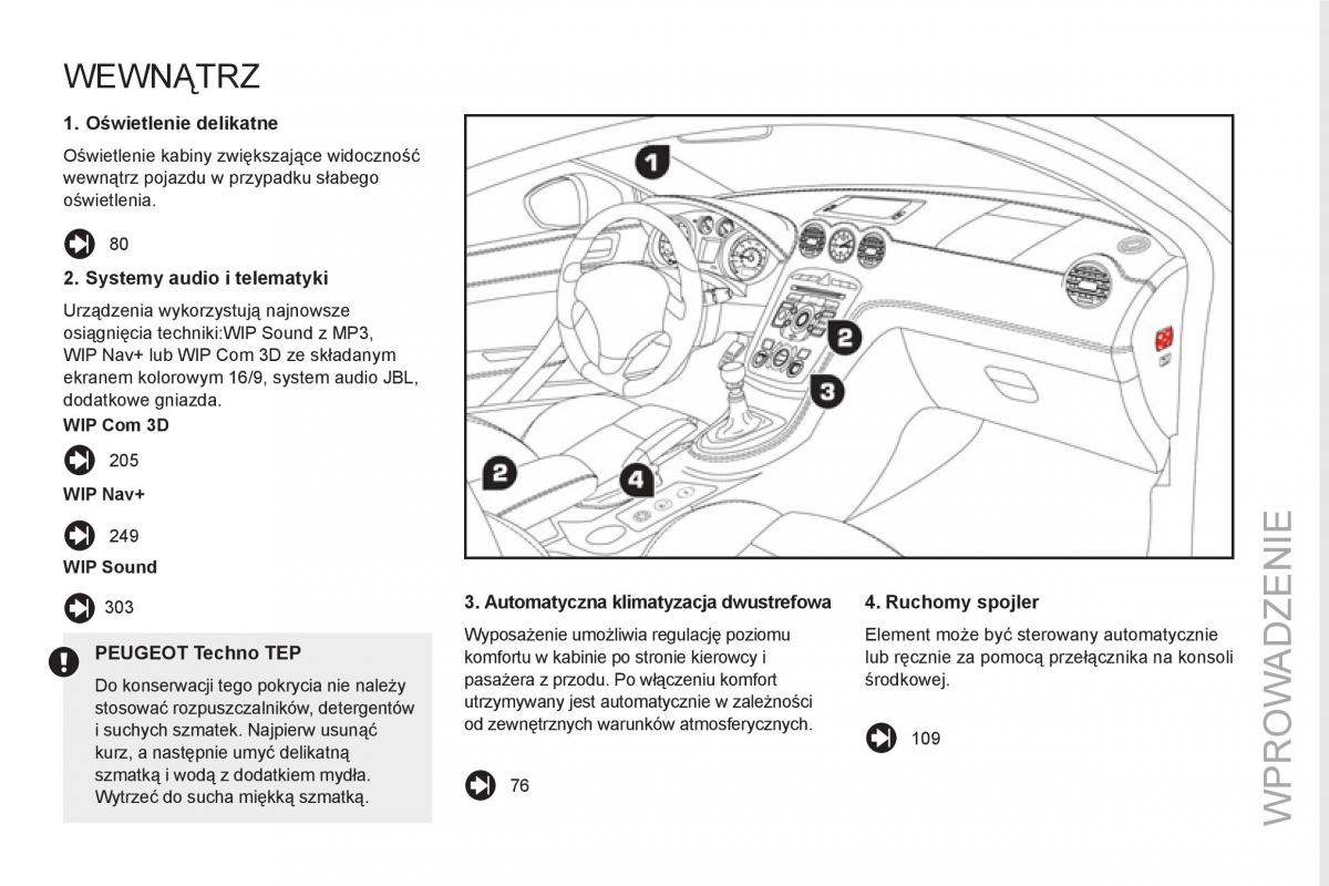 Peugeot RCZ instrukcja obslugi / page 9