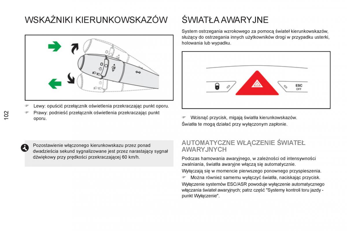 Peugeot RCZ instrukcja obslugi / page 104