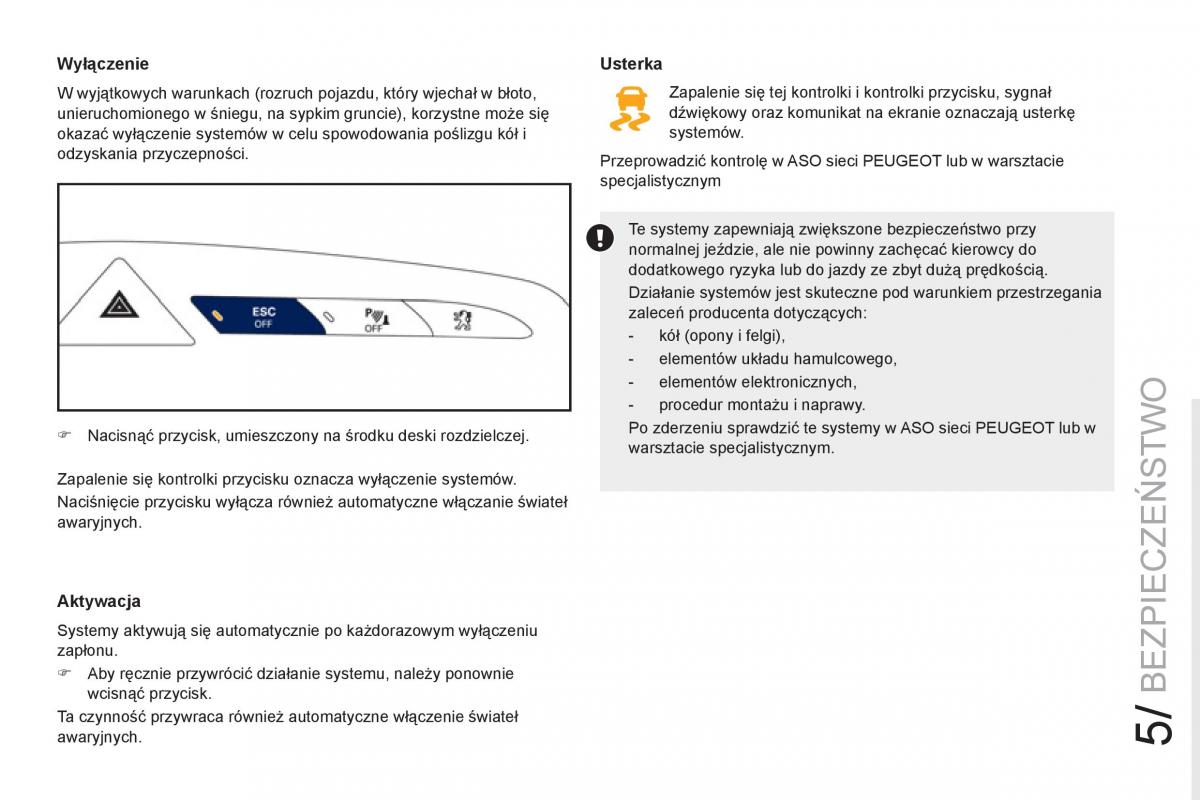 Peugeot RCZ instrukcja obslugi / page 109