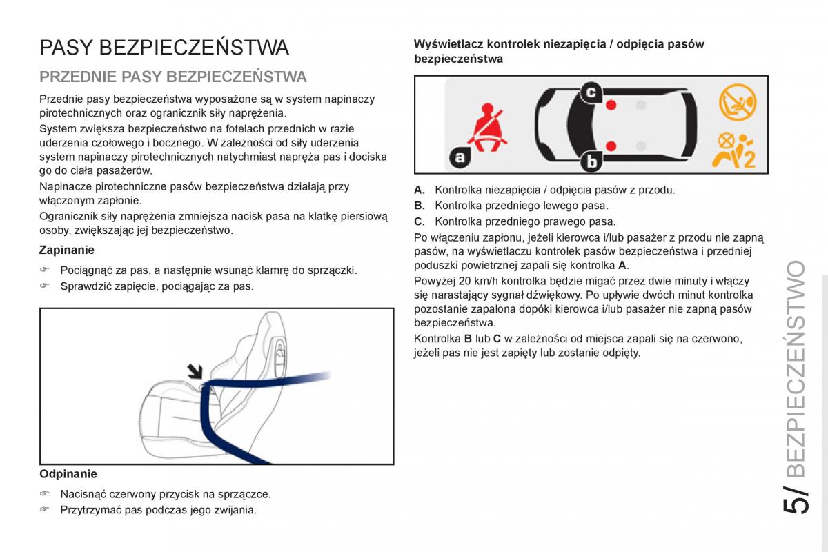 Peugeot RCZ instrukcja obslugi / page 113