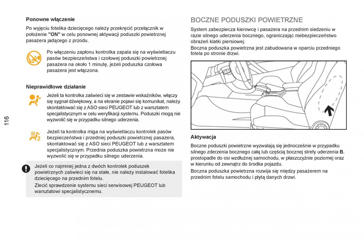 Peugeot RCZ instrukcja obslugi / page 118