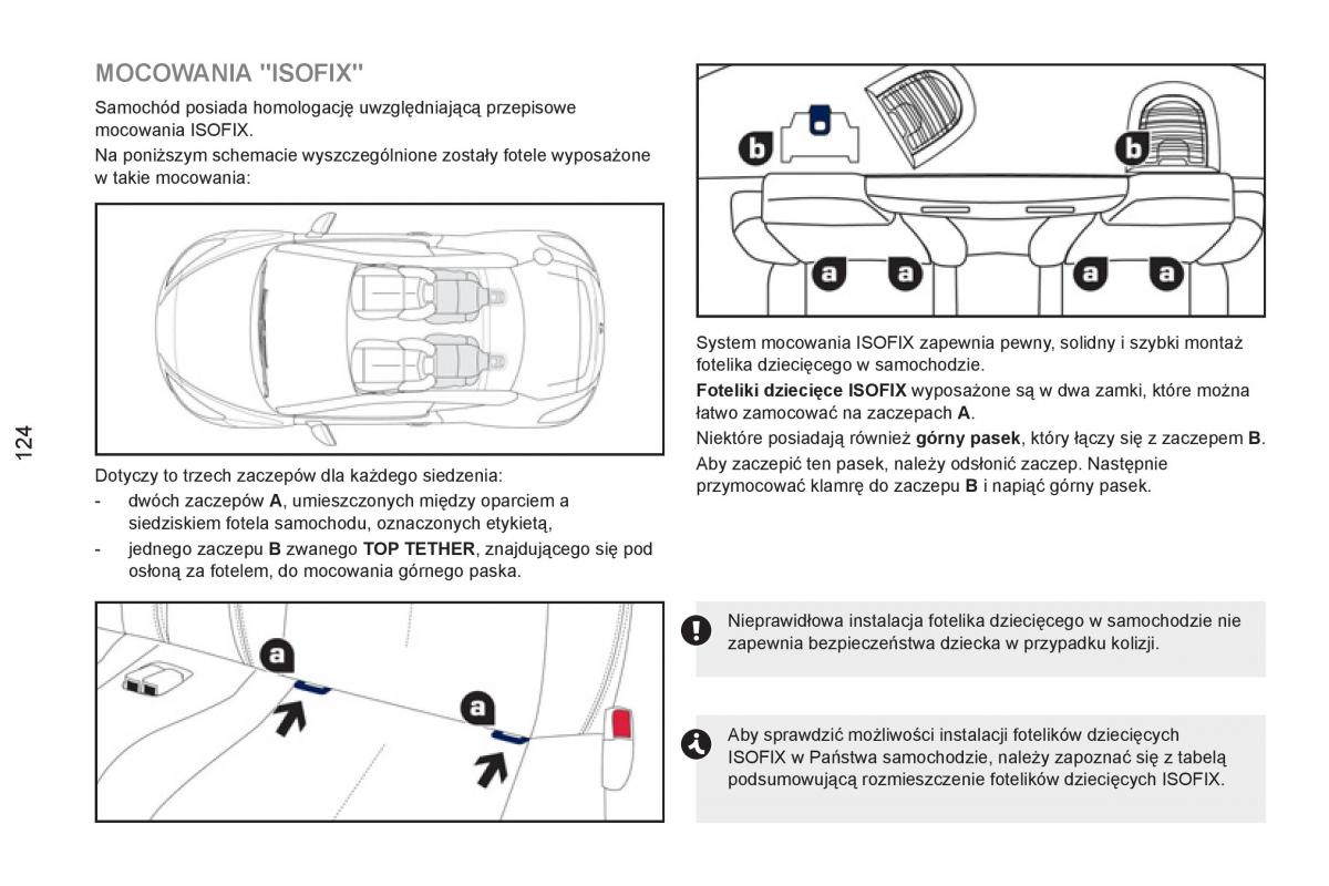 Peugeot RCZ instrukcja obslugi / page 126