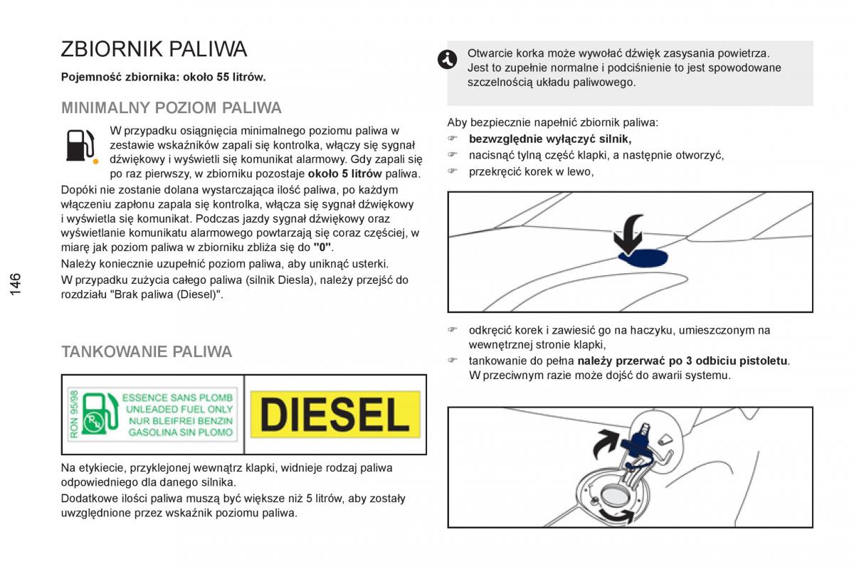 Peugeot RCZ instrukcja obslugi / page 148